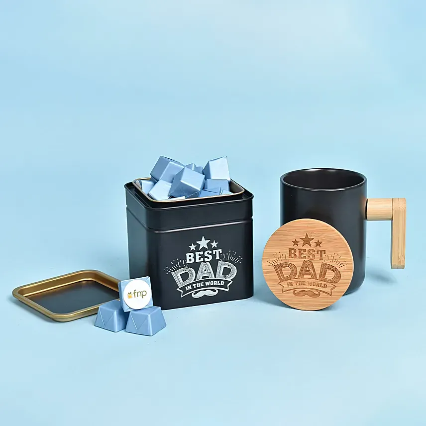 Best Dad Ever Chocolates and Mug: Personalised Combos For Birthday