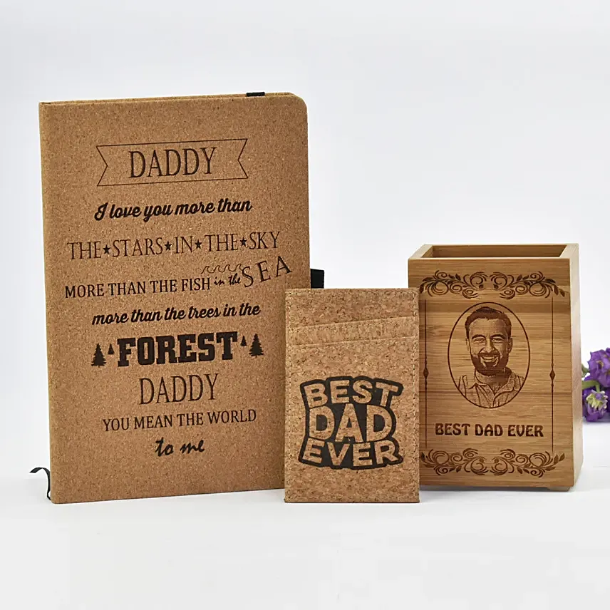 Best Dad Ever Personalised Gift Set: Personalized Gifts for Him