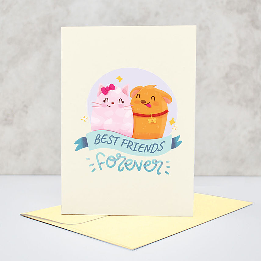 Best Friends Greeting Card: Friendship Day Gifts