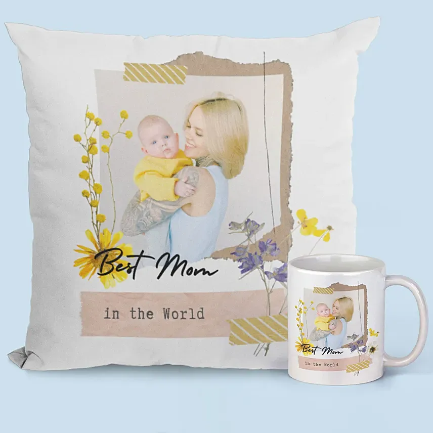 Best Mom Mug And Cushion Combo: Personalised Cushions 