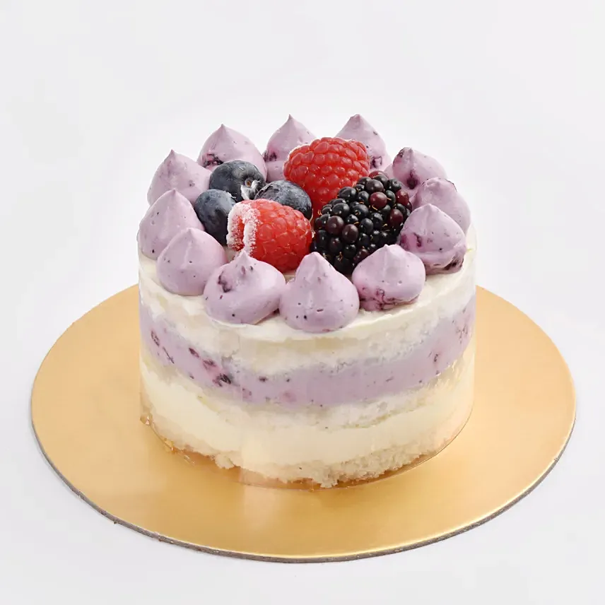 Blueberry Mono Cake: 1 Hour Gift Delivery