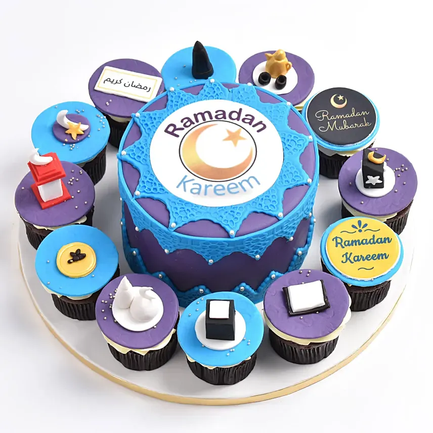 Cake and Cupcake Set for Ramadan: Vanilla Cakes