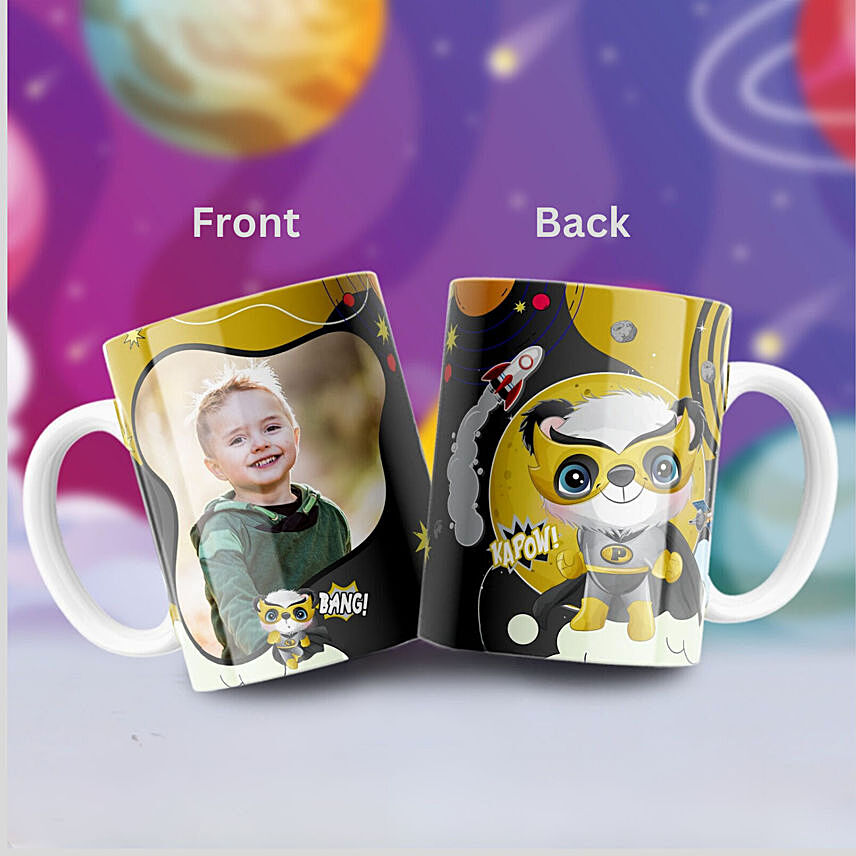 Cartoon Spider Mug: Birthday Mugs