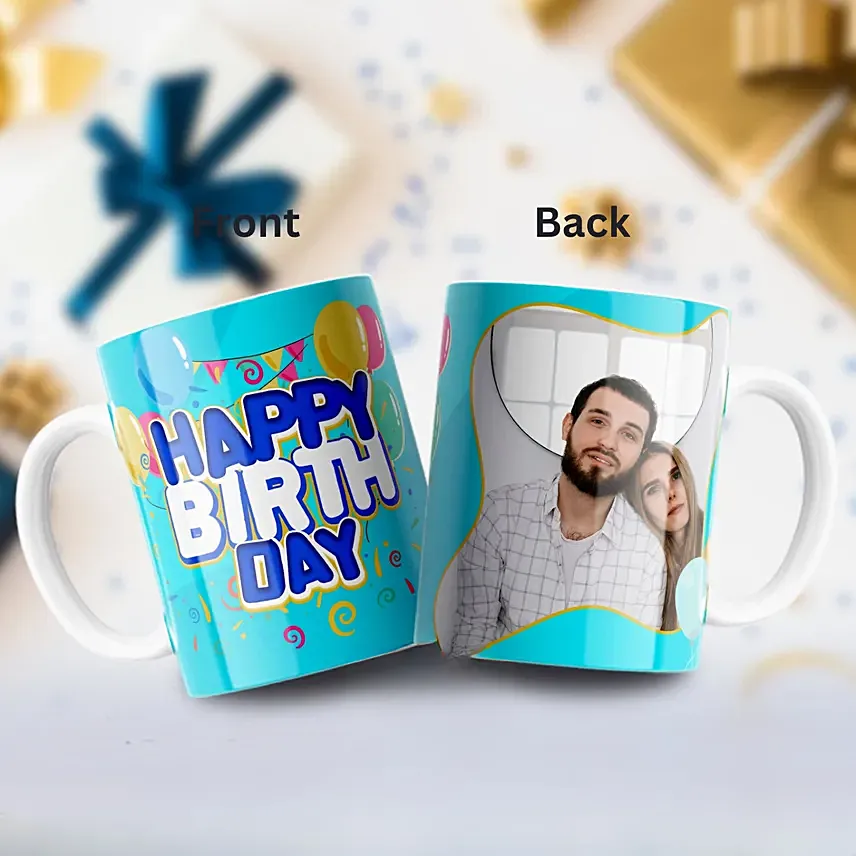 Celebrating Birthday Personalized Mug: Birthday Personalised Gifts