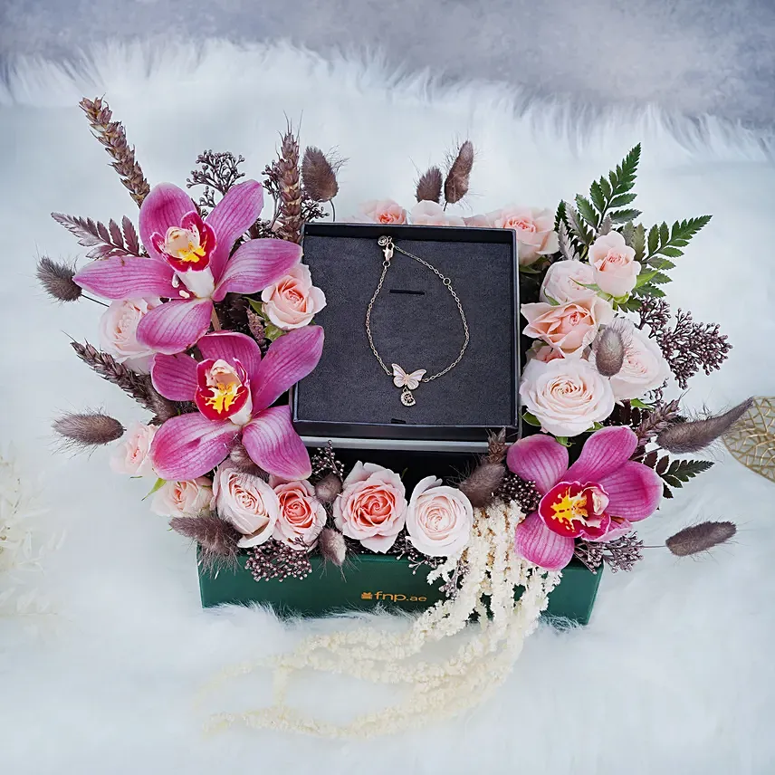 Cerruti Bracelet with Flowers For Her: Cerruti 1881 Accessories