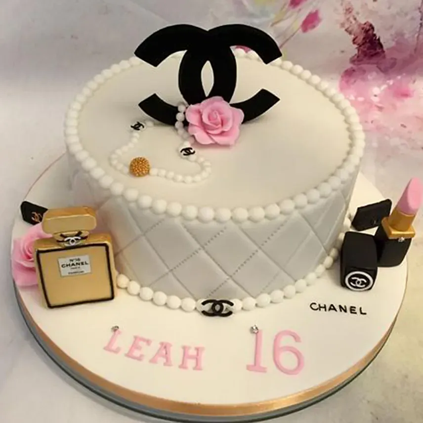 Chanel 3D Theme Cake: 1st Wedding Anniversary Gift