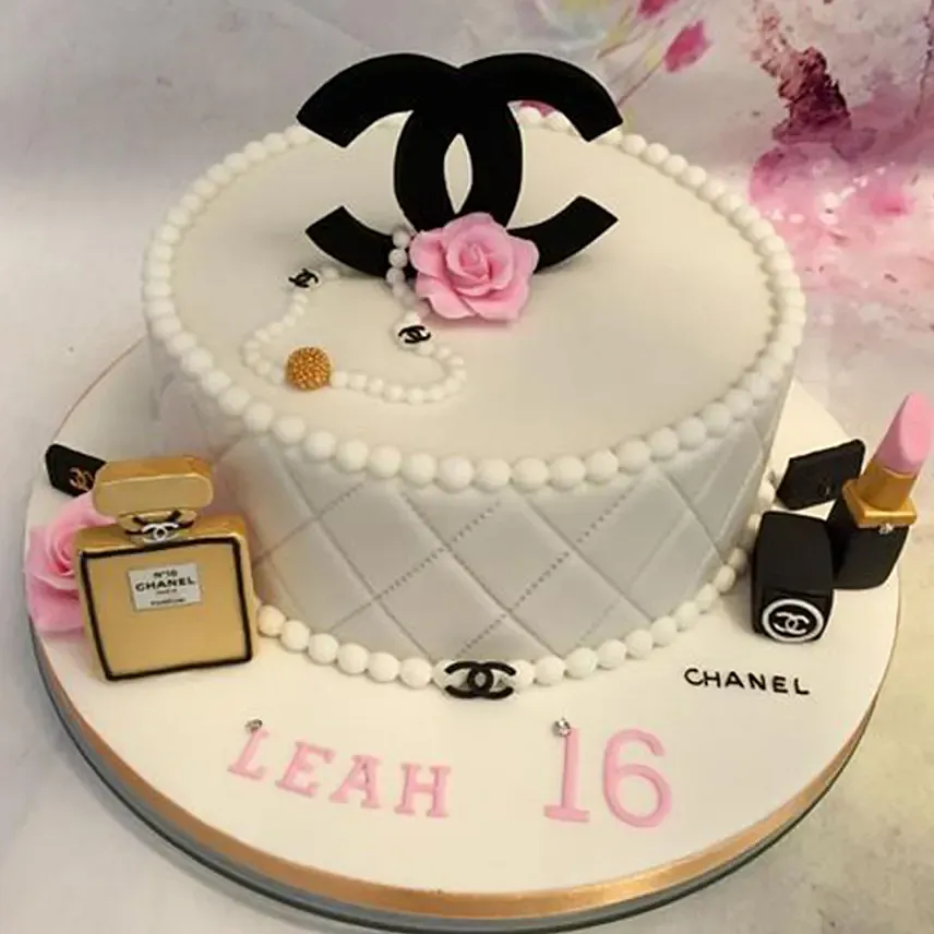 Chanel 3D Theme Cake: Designer Cakes for Birthday Celebrations