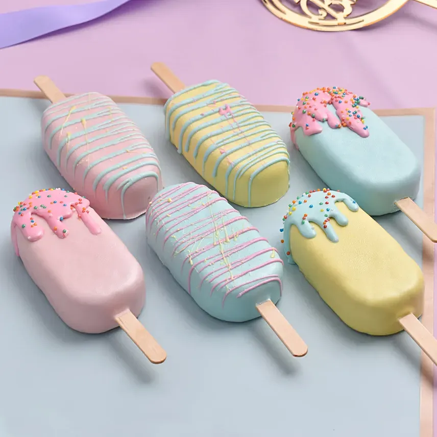 Cheerful Happy Birthday Cake Pops: Food Gifts 