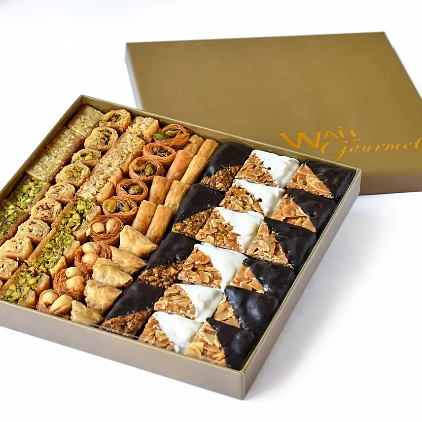 Chocolates and Baklawa Box By Wafi: Anniversary Sweets