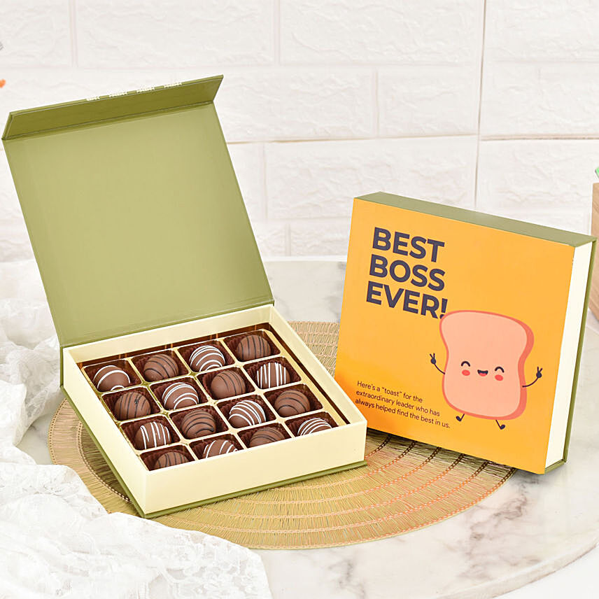 Chocolates Box For The Best Boss: Boss Day Gifts