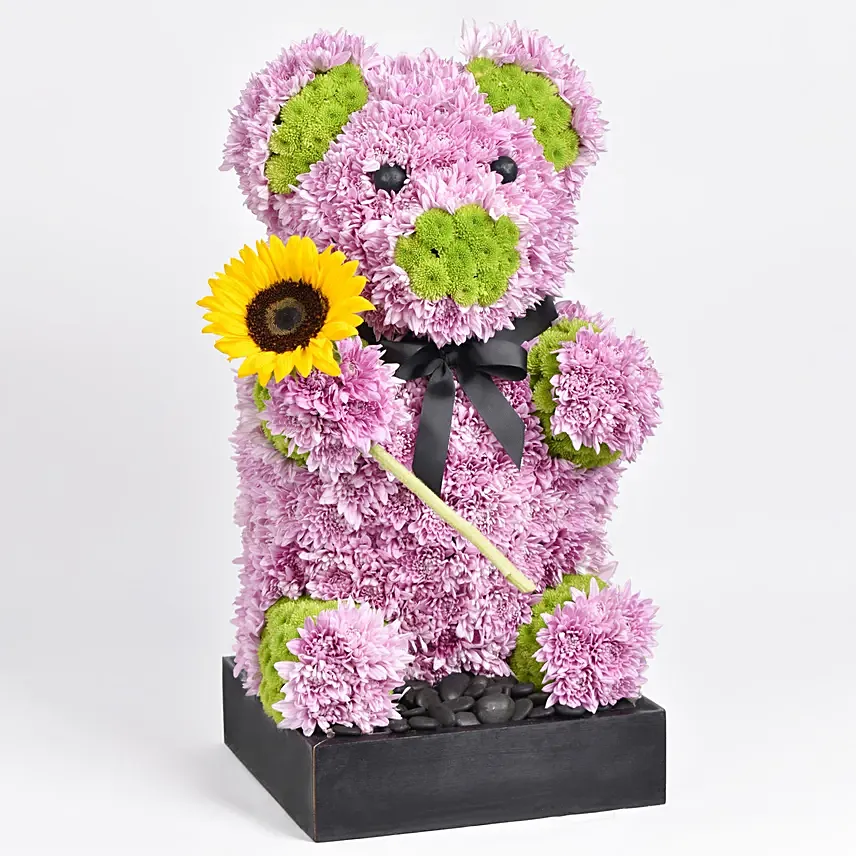 Chrysanthemum Flowers Teddy: Birthday Flowers