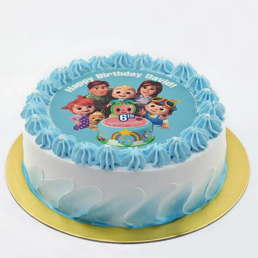 Cocomelon Birthday Cake: 1 year birthday cake