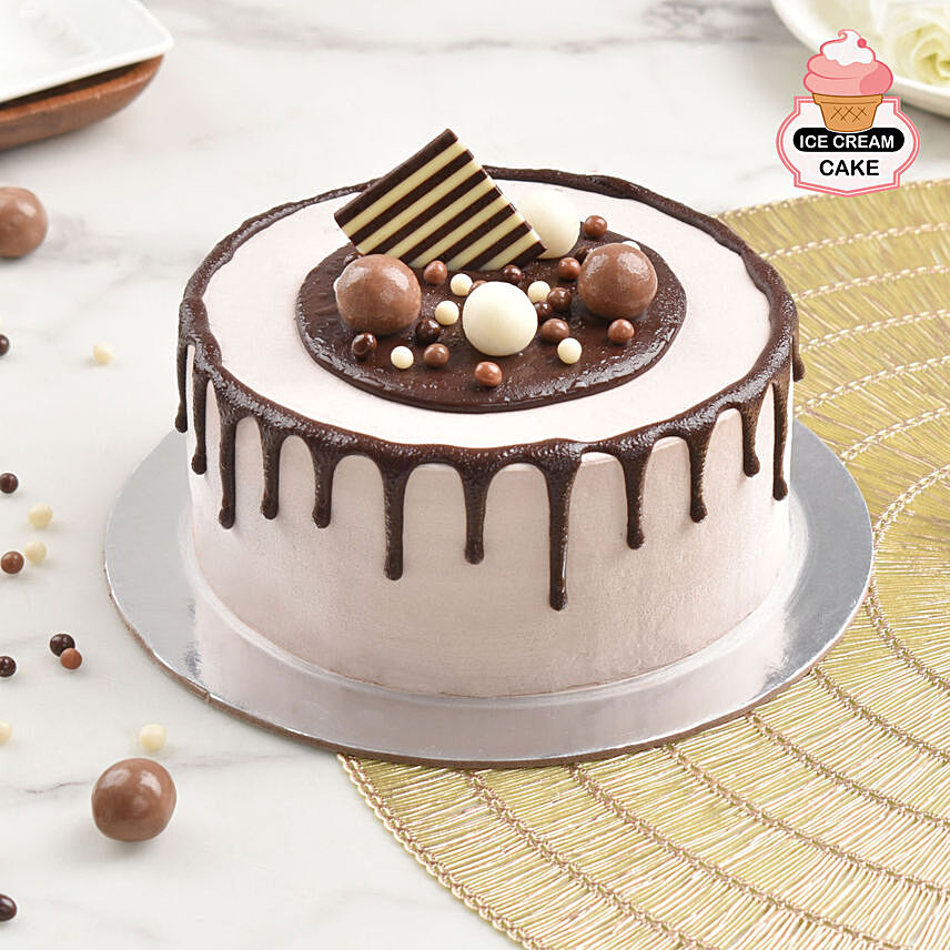 Double Chocolate Ice Cream Cake: Half Kg Cakes 