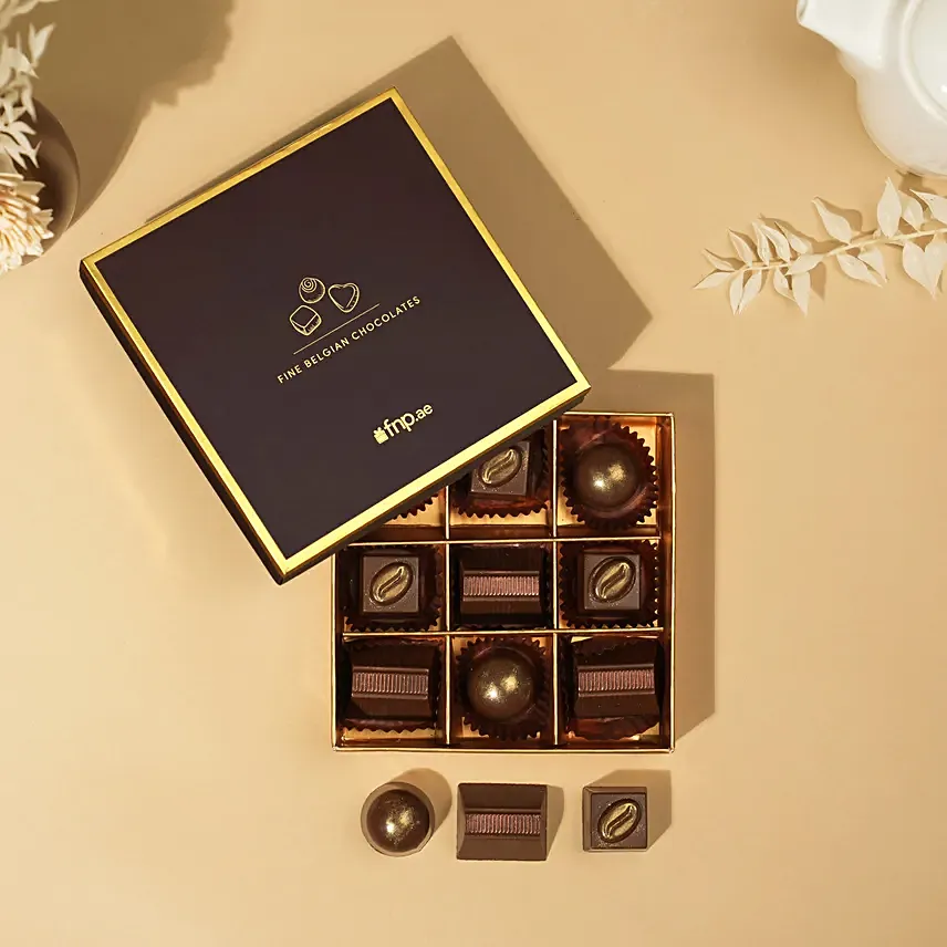 Creamy Crunch Chocolate Box Of 9: Gift Delivery Dubai