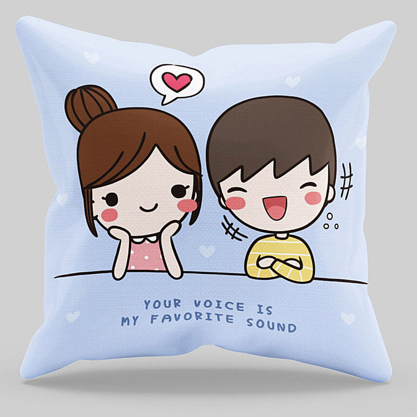 Cushion Your Voice: Propose Day Personalised Gifts