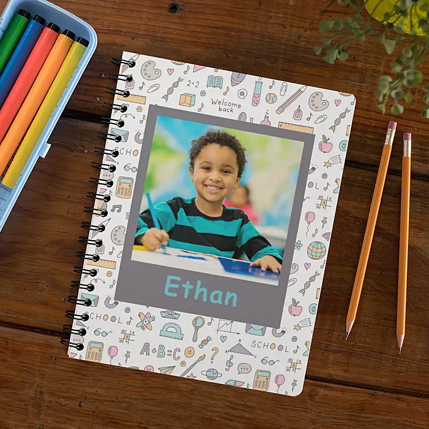 Customized School Note Book For Boy: Back to School Gifts