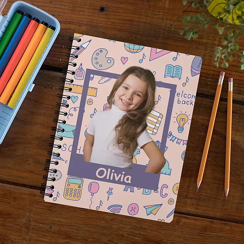 Customized School Note Book For Girl: Back to School Gifts