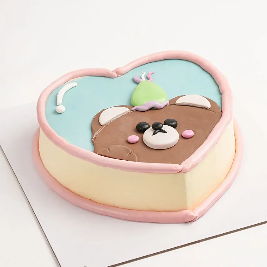 Cute Teddy Celebration Cake: Gift Delivery Abu Dhabi