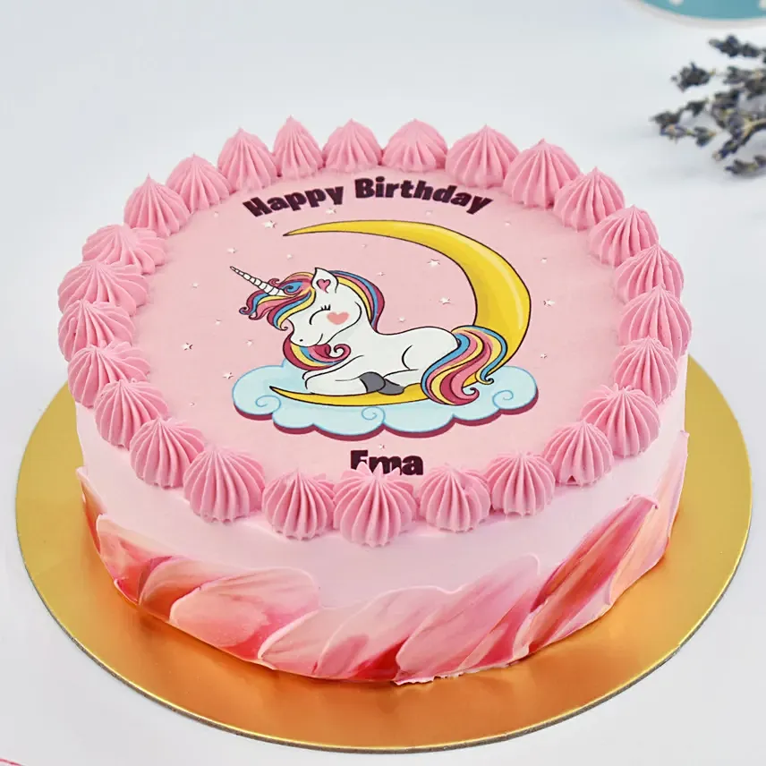 Cute Unicorn Cake: 1st Birthday Cakes