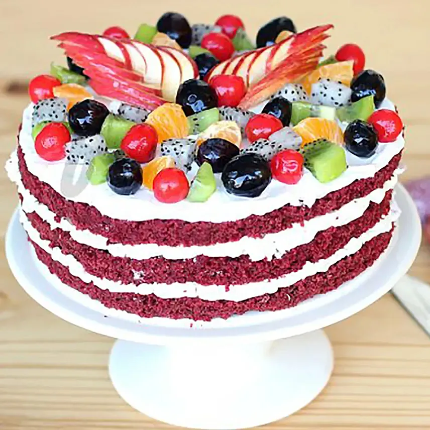 Delicious Red Velvet Cake: Birthday Cake for Father