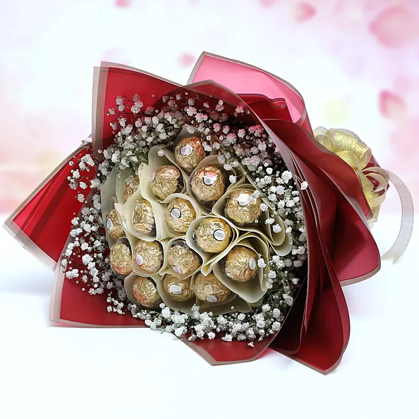 Designer Rochers Bouquet: Send Chocolates in Dubai