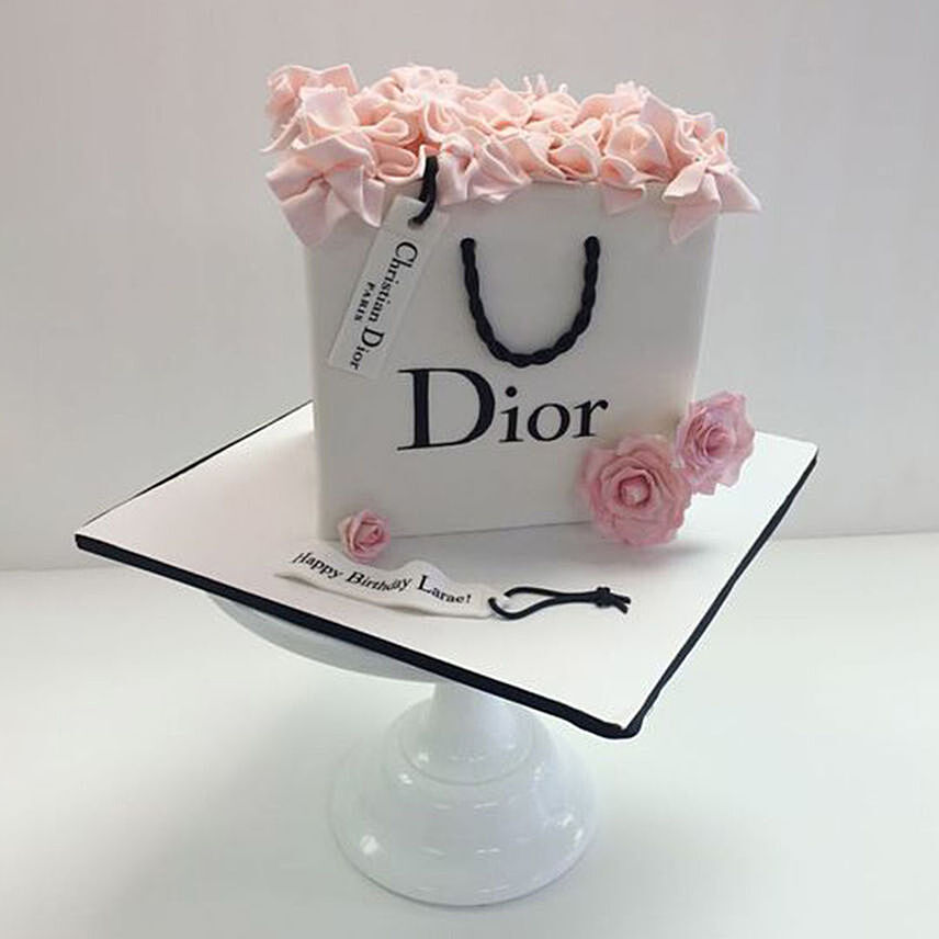 Dior Designer Cake: Birthday Cakes for Girlfriend