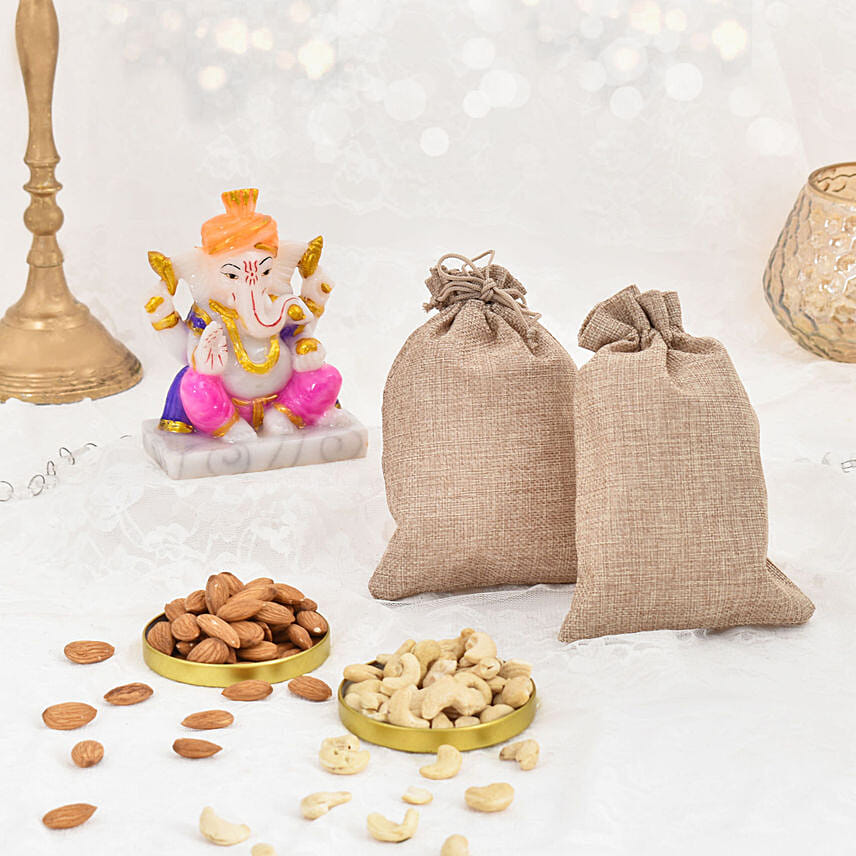 Dryfruits and Ganesha Idol: Ganesh Murti , Dubai