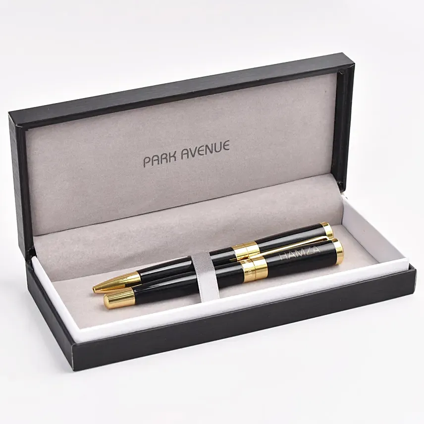 Elevate Your Writing Experience: Luxury Metal Pen Set with Personalized Engraving: Engraved Pen