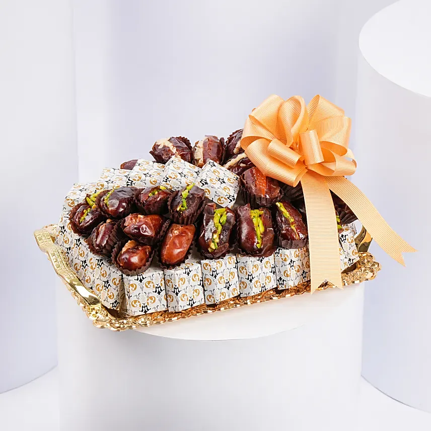 Eid Al Adha Wishes Mini Platter: Arabic Sweets 