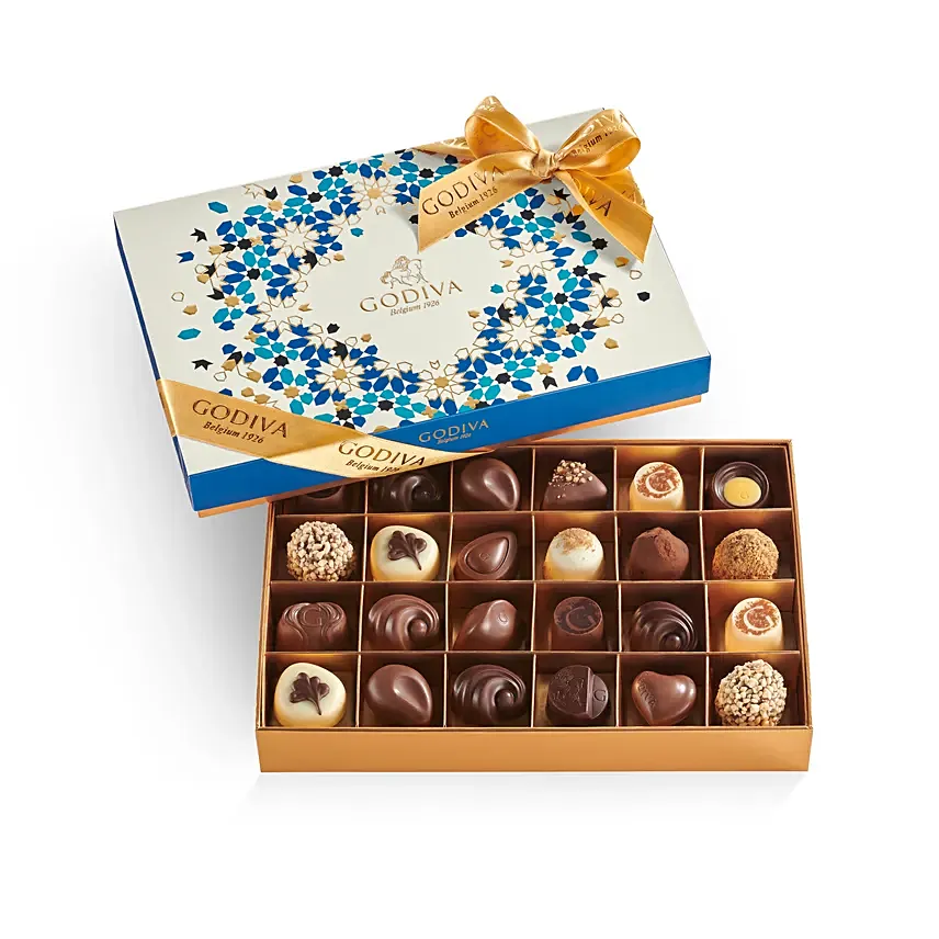 شوكولاتة جوديفا - مجموعة رمضان والعيد بوكس 24 قطعة: هدايا