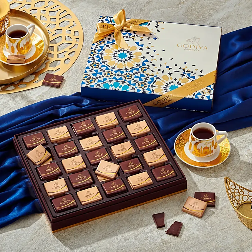 شوكولاتة جوديفا - مجموعة رمضان والعيد بوكس 75 قطعة: شوكولاتة رمضان