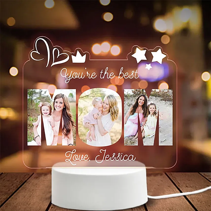 You Are The Best Mom Led Frame: 