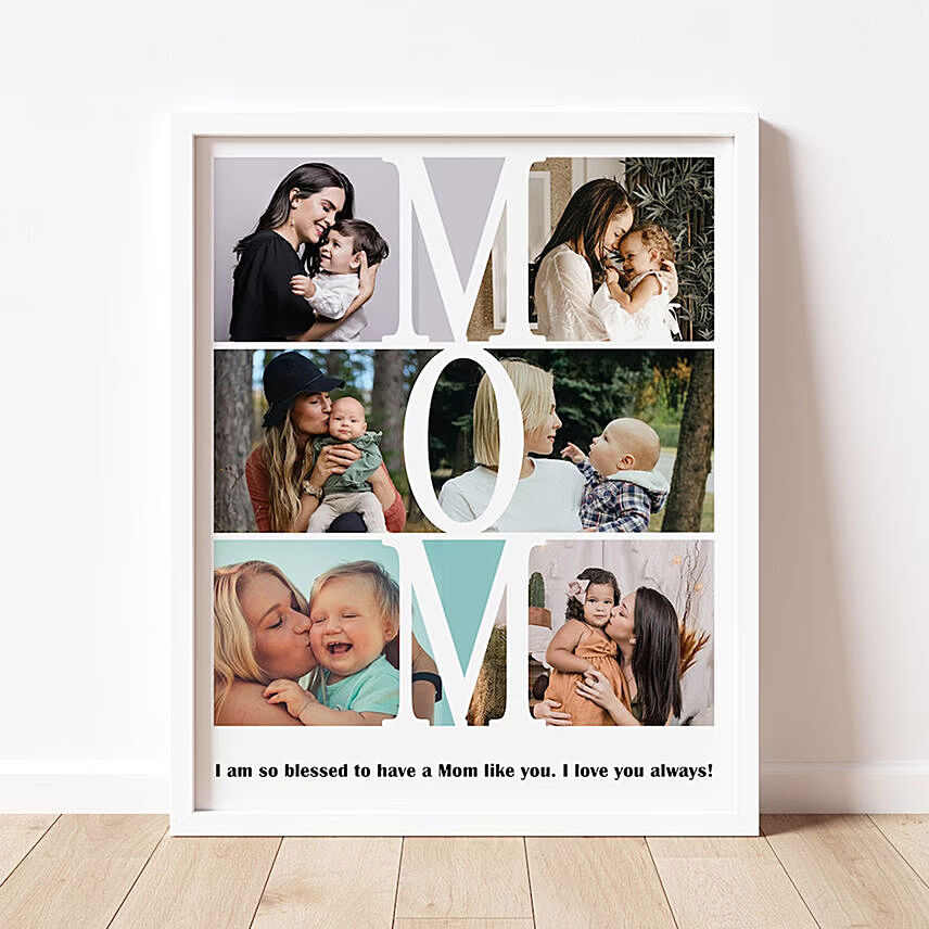 Photo Collage Frame For Mom:  Gift Delivery
