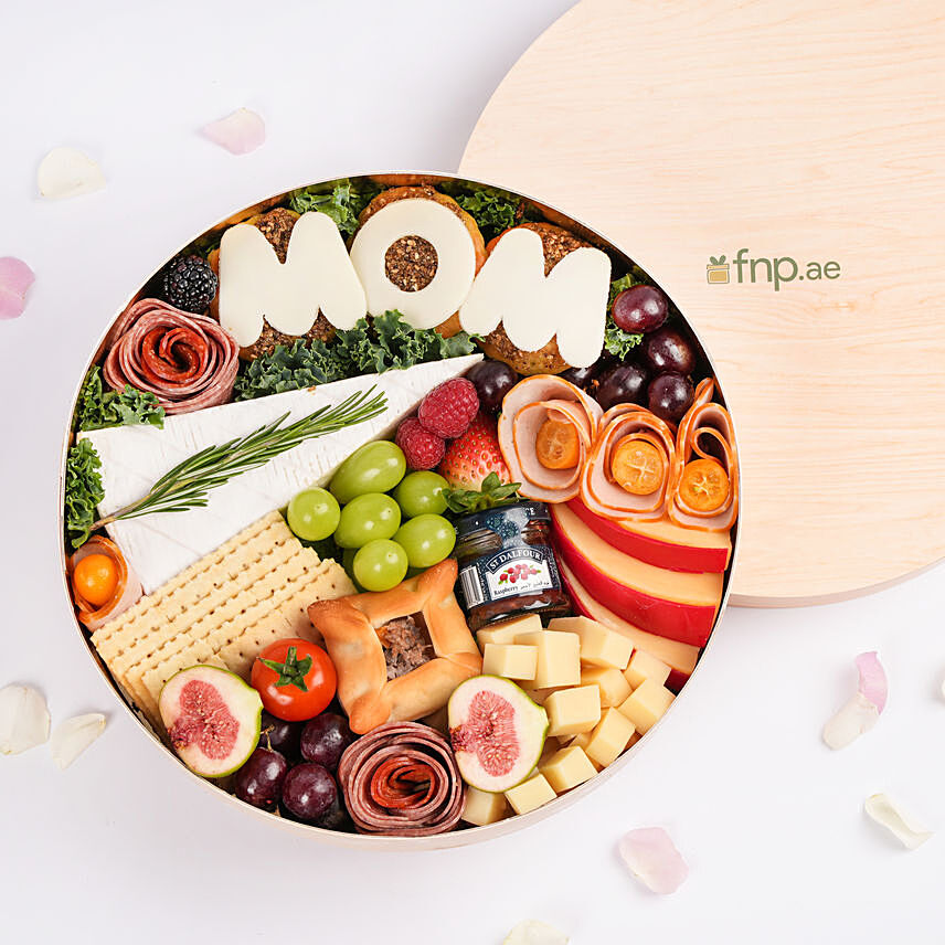 Healthy Cheese Box For Mom: Edible Gifts