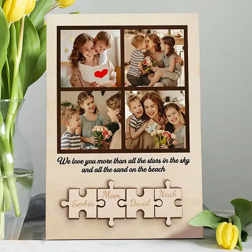 Memories With Mother Personalised Canavas: Personalised Gifts to Ajman