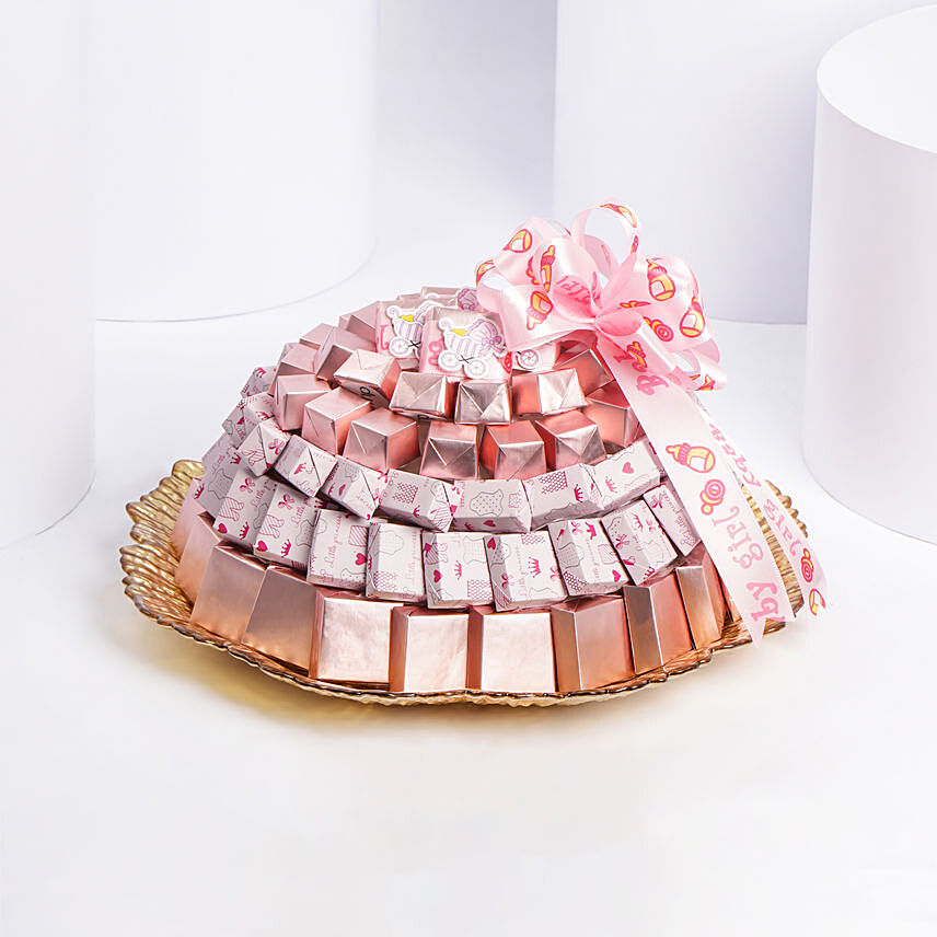 It’s a Girl Chocolate Platter: 