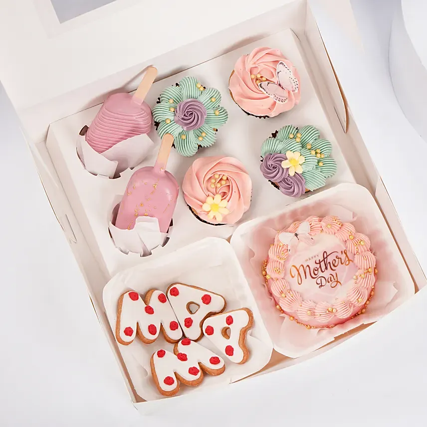 Mothers Day Sweet Treats Box: Happy Mothers Day Cake