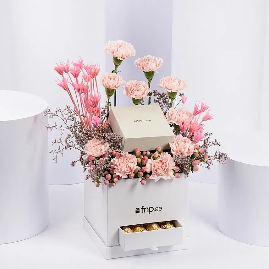 Floral Hues With Cerruti watch For Her: Gifts Combos 