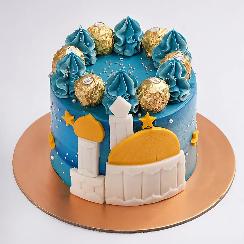 Joyous Times Wishes Cake: Eid Mubarak Cake