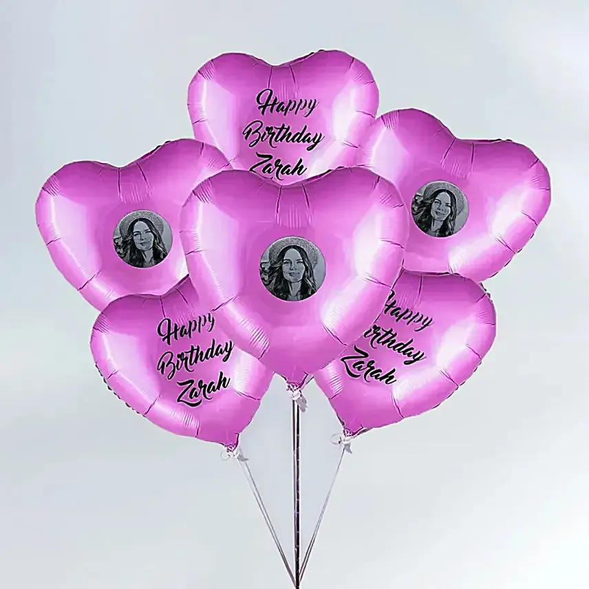 Photo and Name Foil Balloons: Helium Balloons Delivery
