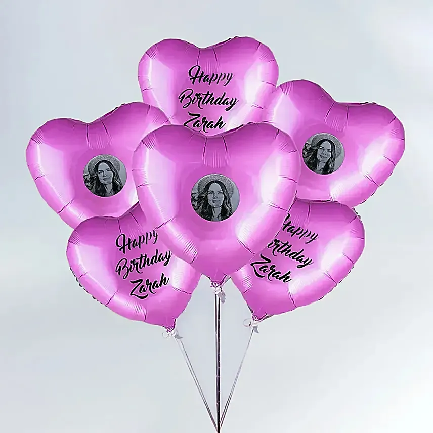 Photo and Name Foil Balloons: Balloons