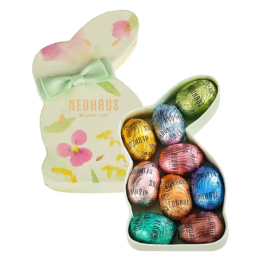 Neuhaus Green Easter Bunny 9 Chocolates: شوكولاته عيد الفصح