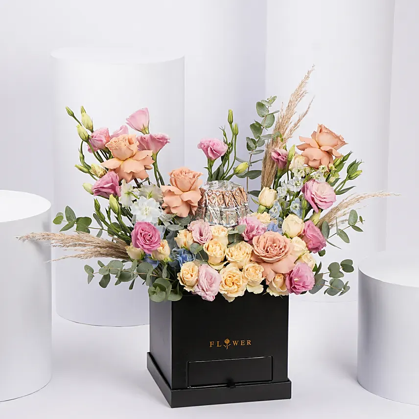 Flowers Warmth and Mirzam Chocolates: Same Day Delivery Gifts