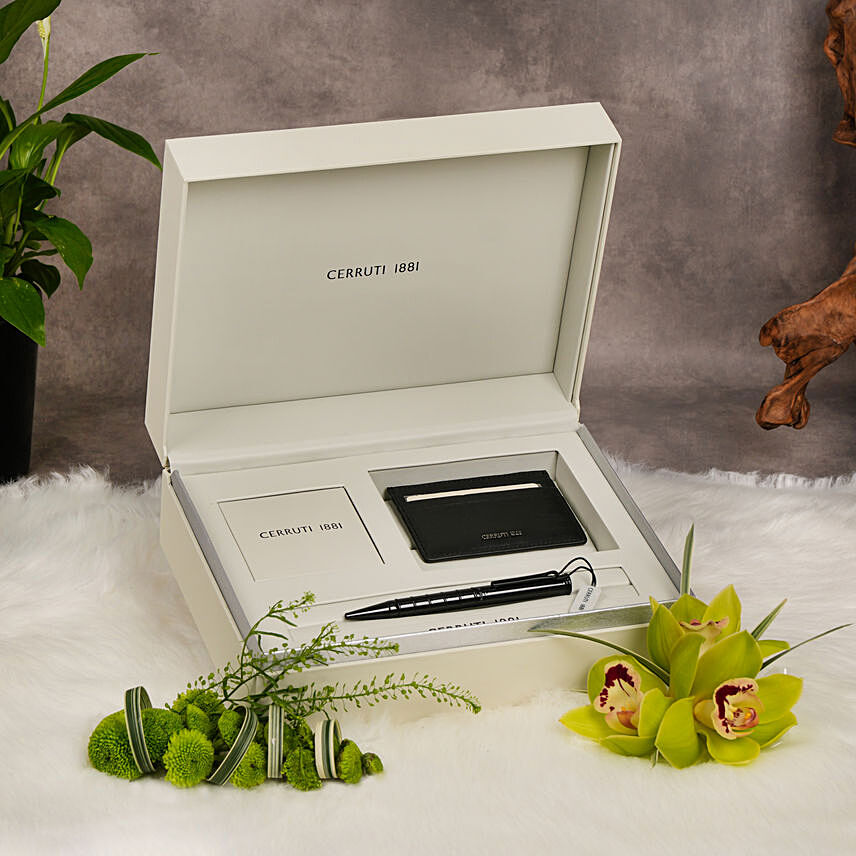 Cerruti Exclusive Wallet And Pen Set: Anniversary Gifts