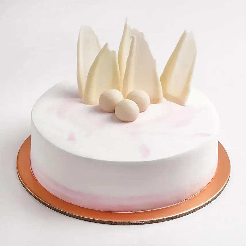 Sweet & Delicious Vanilla Eggless Cake:  Eggless Cake Delivery