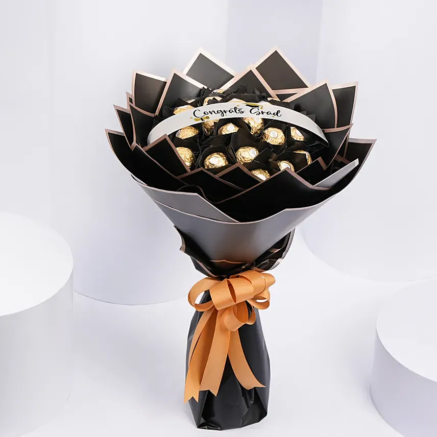 Rochers Graduation Bouquet: Chocolate Bouquet 