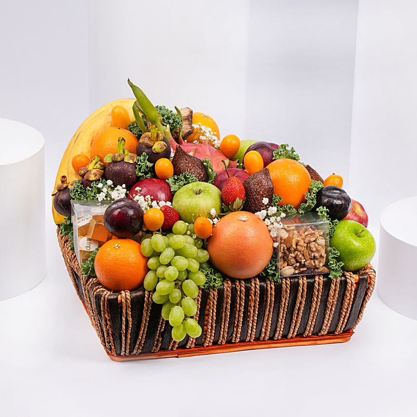 Exotic Fruit Arrangement: Bhai Dooj Gift Ideas