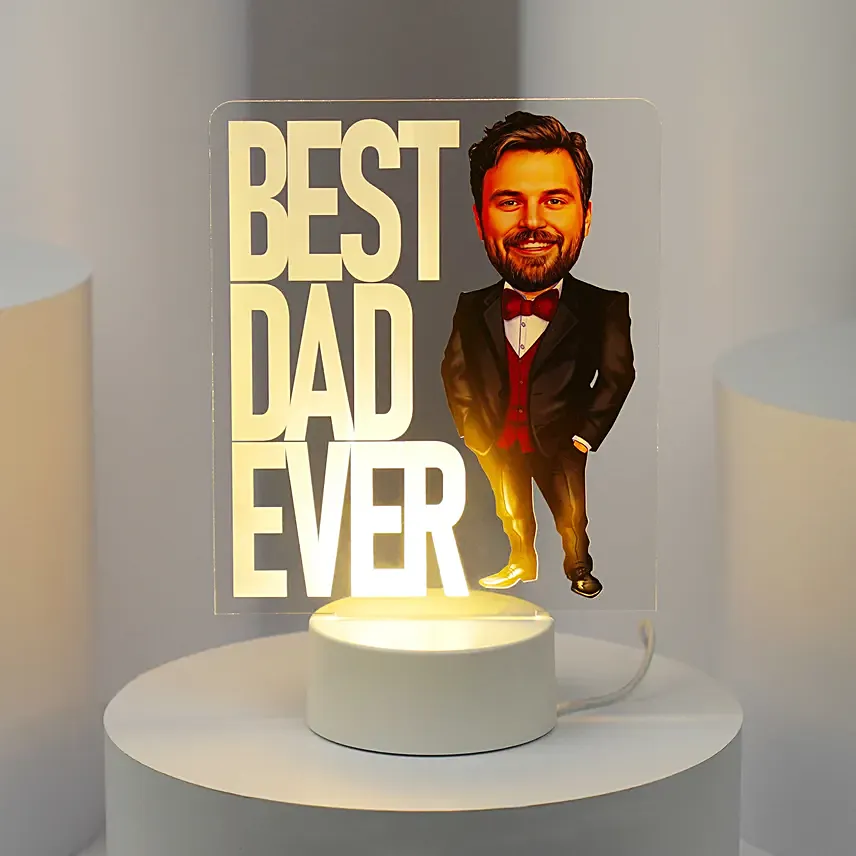 Best Dad Ever Led Lamp: Father's Day Gifts