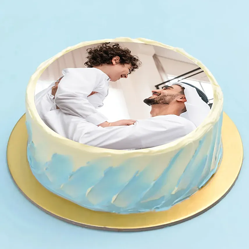 Personalised Fathers Day Cake 4 Portion: Fathers Day Cakes