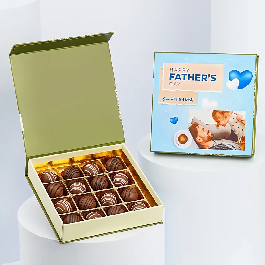 Love You Dad Personalised Chocolate Box: Personalized Gifts Same Day Delivery